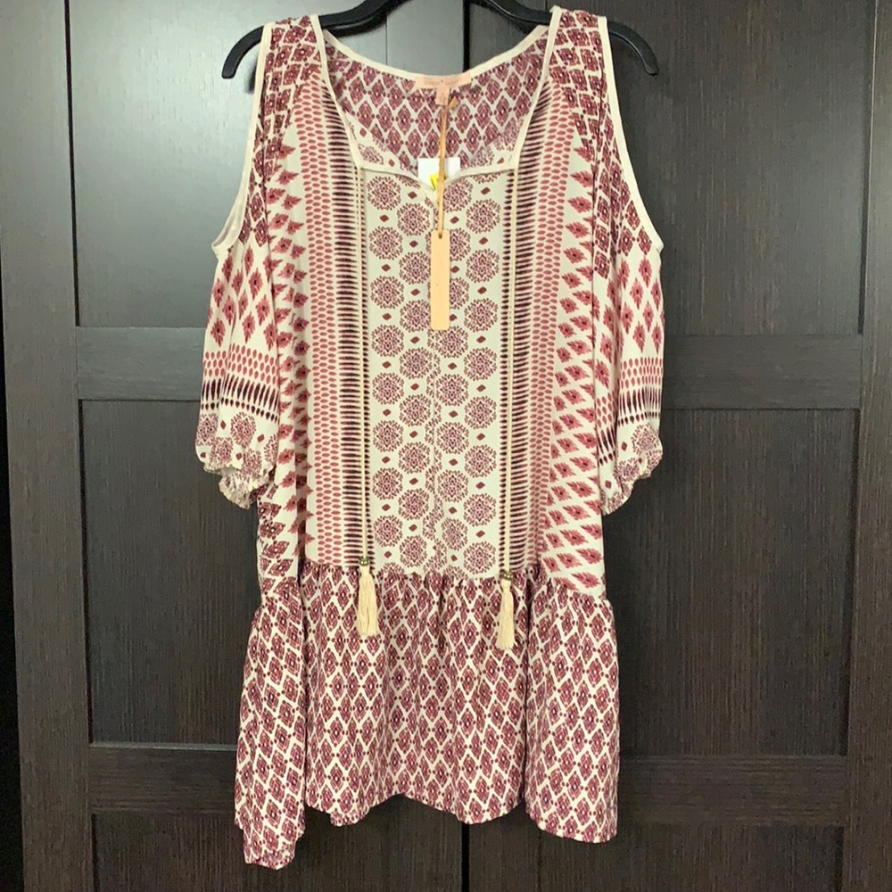 Boho Top M NWT